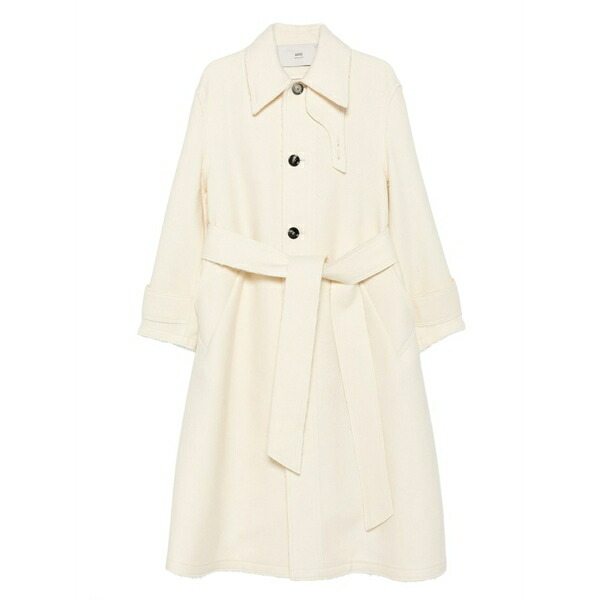 アミ レディース コート アウター Belted coat Neutrals｜asty