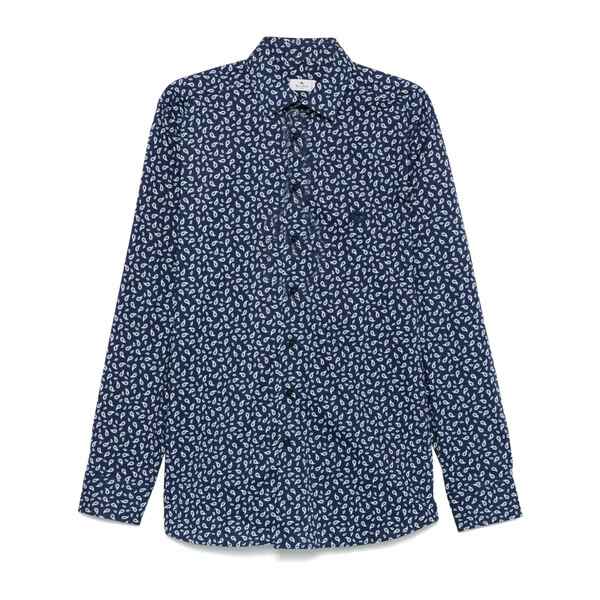 エトロ メンズ シャツ トップス Paisley shirt Blue｜asty