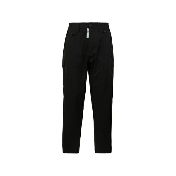 ジーシーディーエス メンズ カジュアルパンツ ボトムス Logo-patch cargo pants Black｜asty