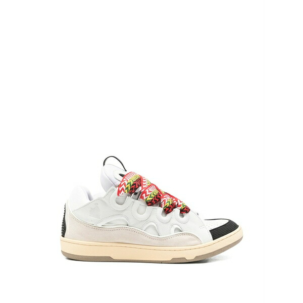 ランバン メンズ スニーカー シューズ Curb sneakers White|asty