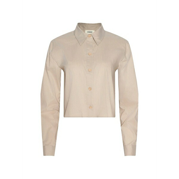 ラジャンス レディース シャツ トップス Cosette striped shirt Neutrals｜asty