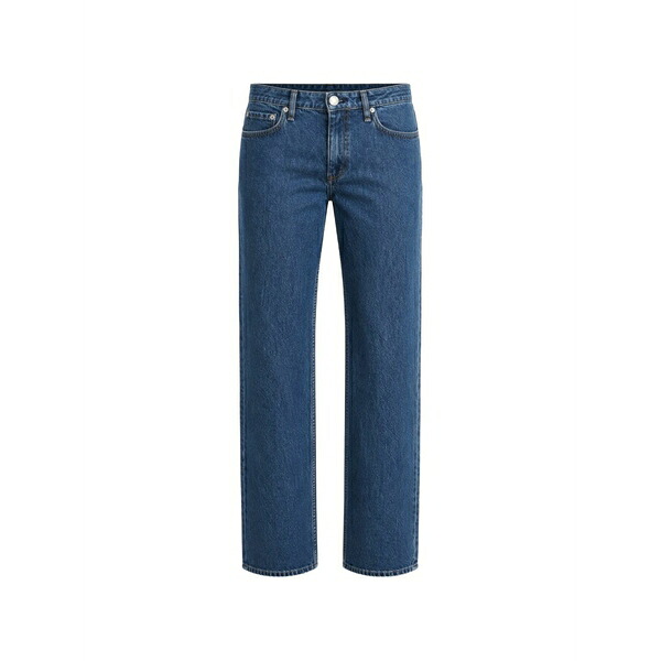 ラグアンドボーン レディース デニムパンツ ボトムス Harlow straight-leg jeans Blue|asty