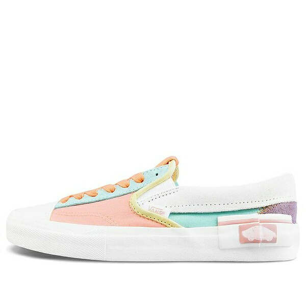 Vans バンズ メンズ スニーカー  【Vans Slip-On Cap \u0027White Blue Pink\u0027 VN0A3WM524D】  大きさ US_M_4.5