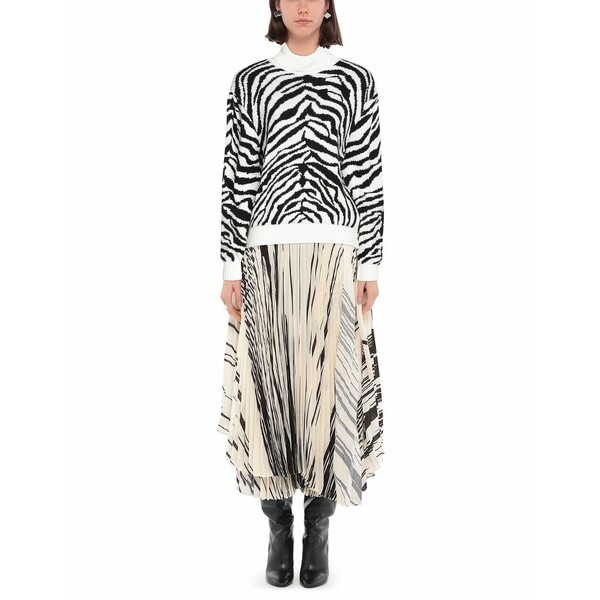 ヴェルナ BERNA レディース White アウター ニットセーター Turtlenecks