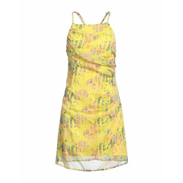 【送料無料】 シルビアンヒーチ レディース ワンピース トップス Mini dresses Yellow｜asty