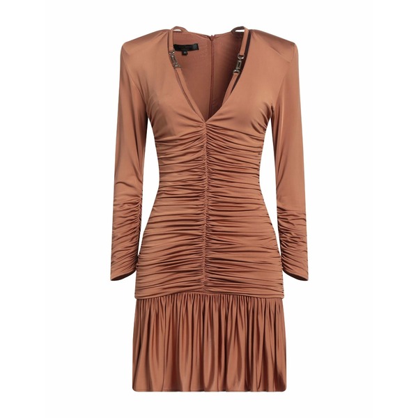 【送料無料】 バビロン レディース ワンピース トップス Mini dresses Brown
