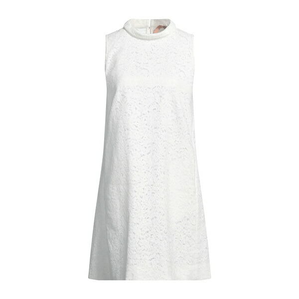【送料無料】 ヌメロ ヴェントゥーノ レディース ワンピース トップス Mini dresses White