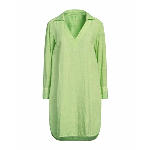 【送料無料】 １２０％リノ レディース ワンピース トップス Mini dresses Green