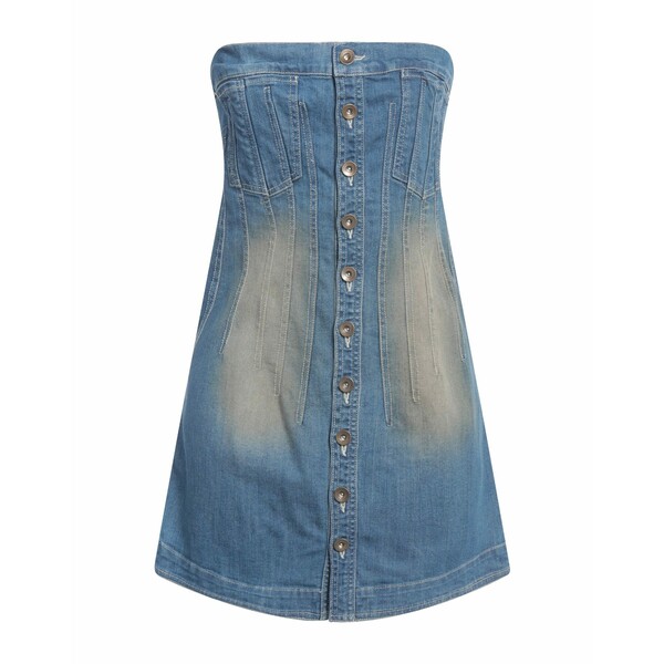 【送料無料】 アクト ナンバー ワン レディース ワンピース トップス Mini dresses Blue