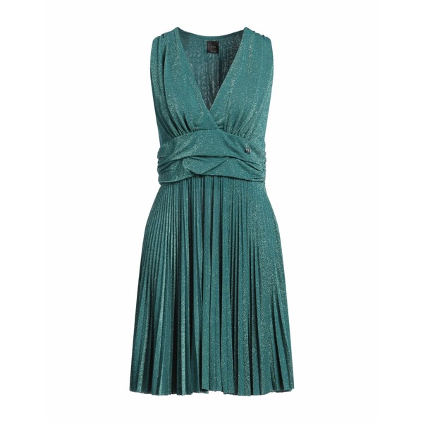 【送料無料】 ピンコ レディース ワンピース トップス Mini dresses Green