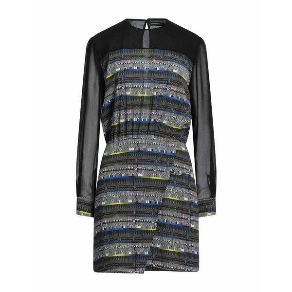【送料無料】 コスチュームナショナル レディース ワンピース トップス Mini dresses Black