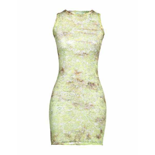 【送料無料】 アリーズ レディース ワンピース トップス Mini dresses Green