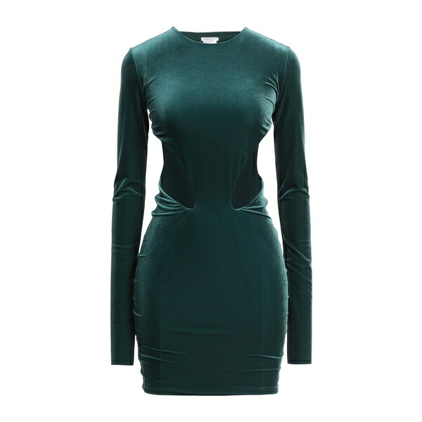 【送料無料】 アマズン レディース ワンピース トップス Mini dresses Green|asty