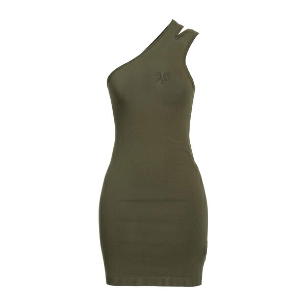 【送料無料】 アニエバイ レディース ワンピース トップス Mini dresses Green