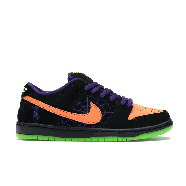 Nike ナイキ メンズ スニーカー  【Nike SB Dunk Low Night of Mischief Halloween】  大きさ US_6(24.0糎) Black/Orange-Purple-Electric Green