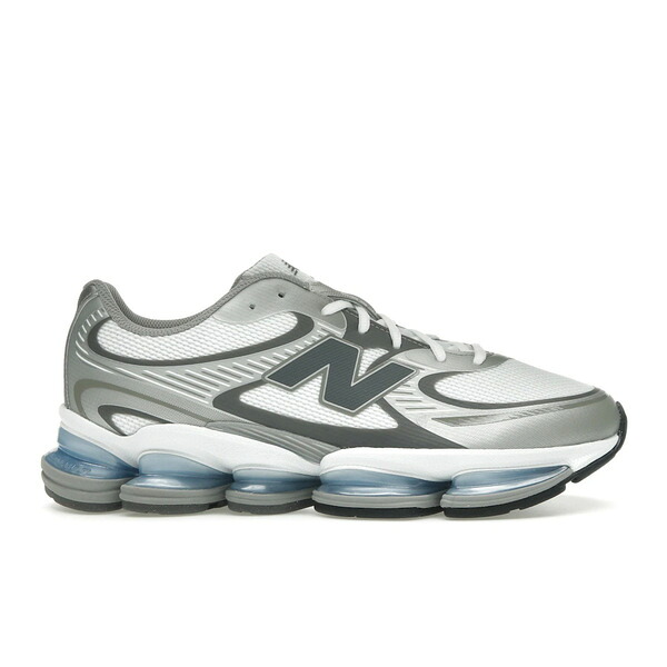 New Balance ニュー平衡にする メンズ スニーカー  【New Balance Abzorb 2000 White Grey Blue】  大きさ US_10.5(28.5糎) White/Silver Metallic/Castlerock