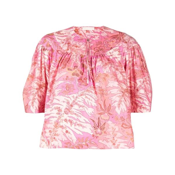 50%OFF ウラ ジョンソン レディース シャツ トップス フローラル