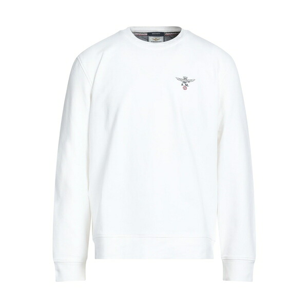 【貨物輸送無料】 アエロナウティカ ミリターレ メンズ パーカー・スウェットシャツ アウター Sweatshirts White パーカー-メンズファッション