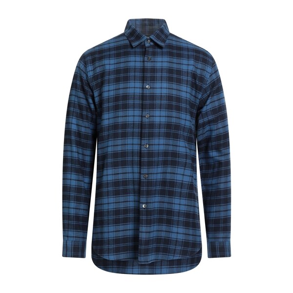 【貨物輸送無料】 行動論理 メンズ プルオーバー トップス Shirts Blue