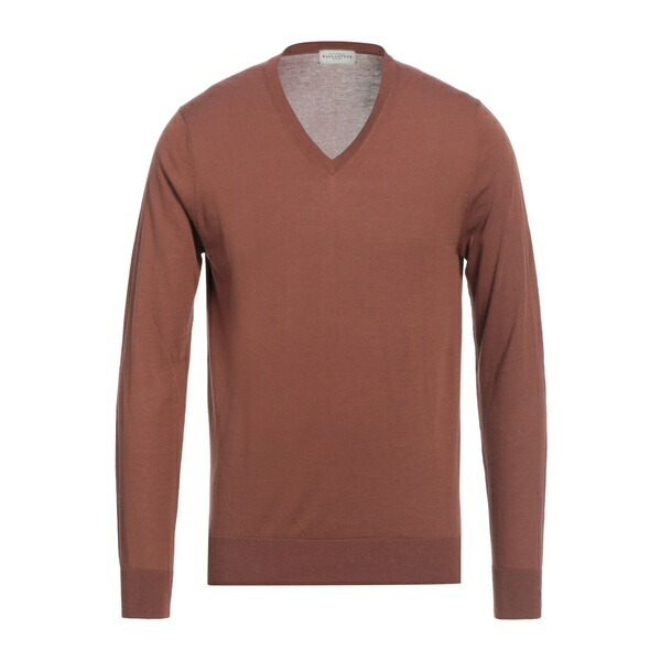 【貨物輸送無料】 バランタイン メンズ 編み物\u0026プルオーバー アウター Sweaters Brown
