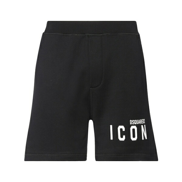 【送料無料】 ディースクエアード メンズ カジュアルパンツ ボトムス Shorts & Bermuda Shorts Black
