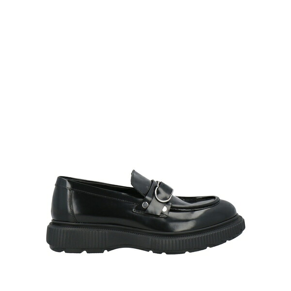 【送料無料】 ジーオーバーニー・コンティー メンズ スリッポン・ローファー シューズ Loafers Black|asty