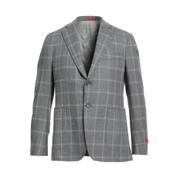 【貨物輸送無料】 イザイア メンズ 上衣＆上衣 アウター Blazers Grey