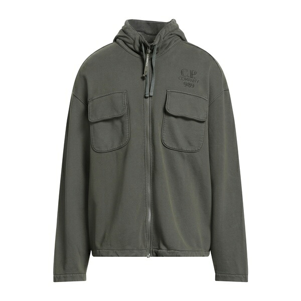 【送料無料】 シーピーカンパニー メンズ パーカー・スウェットシャツ アウター Sweatshirts Green