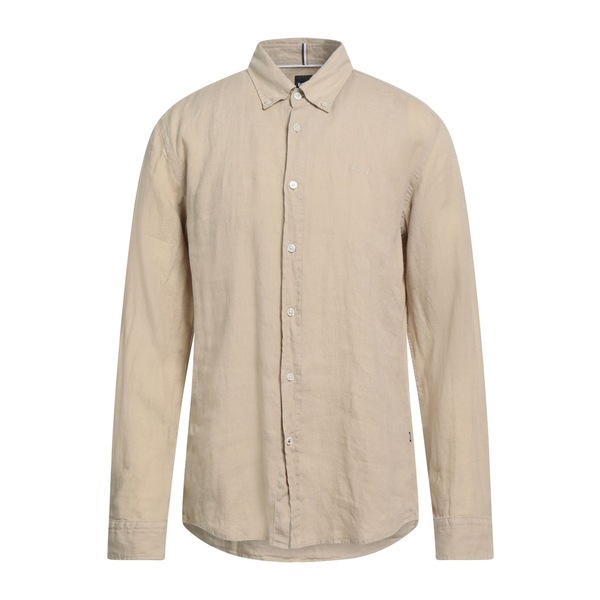 【送料無料】 ボス メンズ シャツ トップス Shirts Beige