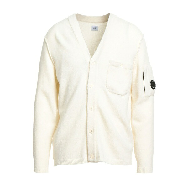 【送料無料】 シーピーカンパニー メンズ カーディガン アウター Cardigans White
