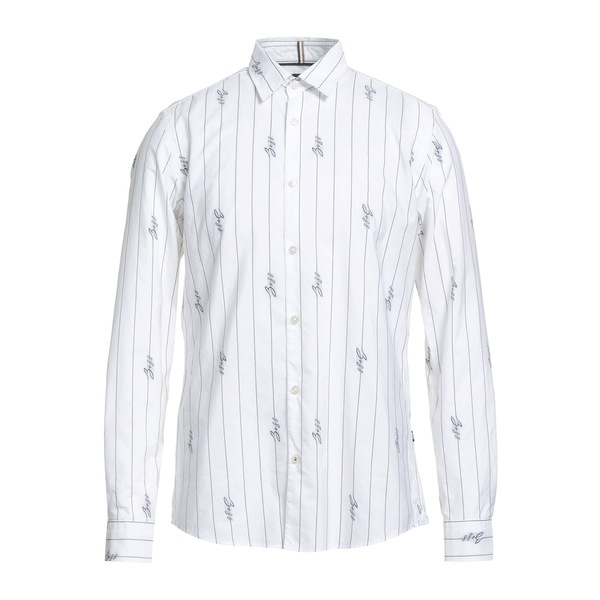 【送料無料】 ボス メンズ シャツ トップス Shirts White