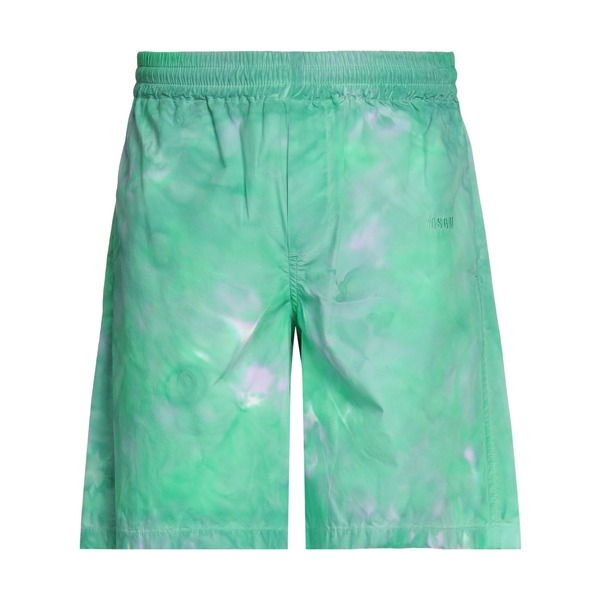 【送料無料】 エムエスジイエム メンズ カジュアルパンツ ボトムス Shorts & Bermuda Shorts Green