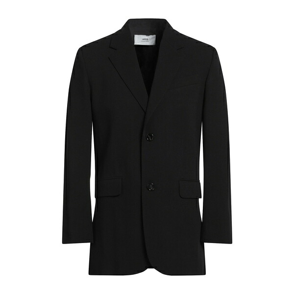 【送料無料】 アミ アレクサンドル マテュッシ メンズ ジャケット＆ブルゾン アウター Blazers Black