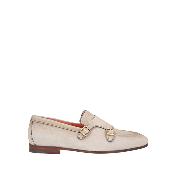 【送料無料】 サントーニ メンズ スリッポン・ローファー シューズ Loafers Beige｜asty