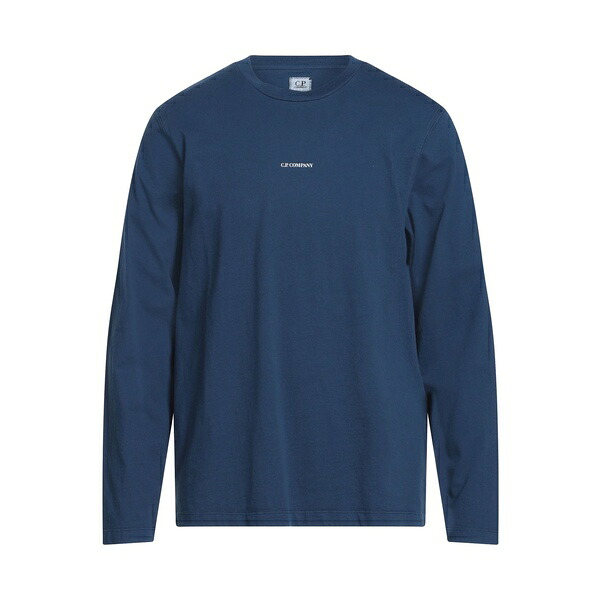 【送料無料】 シーピーカンパニー メンズ Tシャツ トップス T-shirts Blue|asty