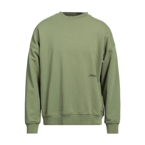 【送料無料】 ヒノミネイト メンズ パーカー・スウェットシャツ アウター Sweatshirts Green|asty