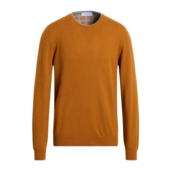【貨物輸送無料】 グランサッソ メンズ 編み物\u0026プルオーバー アウター Sweaters Beige