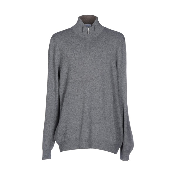 【貨物輸送無料】 グランサッソ メンズ 編み物\u0026プルオーバー アウター Turtlenecks Grey