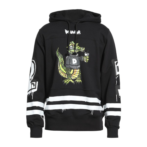【貨物輸送無料】 ディスクレイマー メンズ パーカー・スウェットシャツ アウター Sweatshirts Black