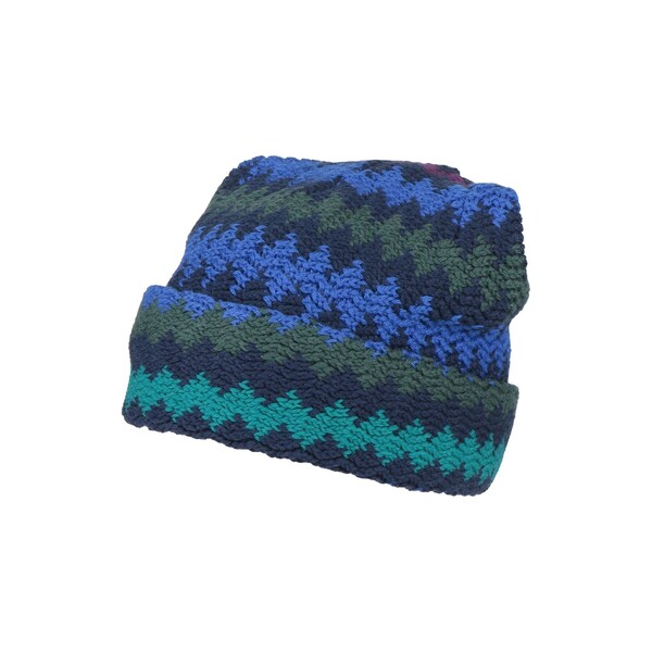 【送料無料】 ミッソーニ メンズ 帽子 アクセサリー Hats Blue|asty