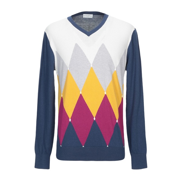 【送料無料】 バランタイン メンズ ニット&セーター アウター Sweaters Blue｜asty 42,120円