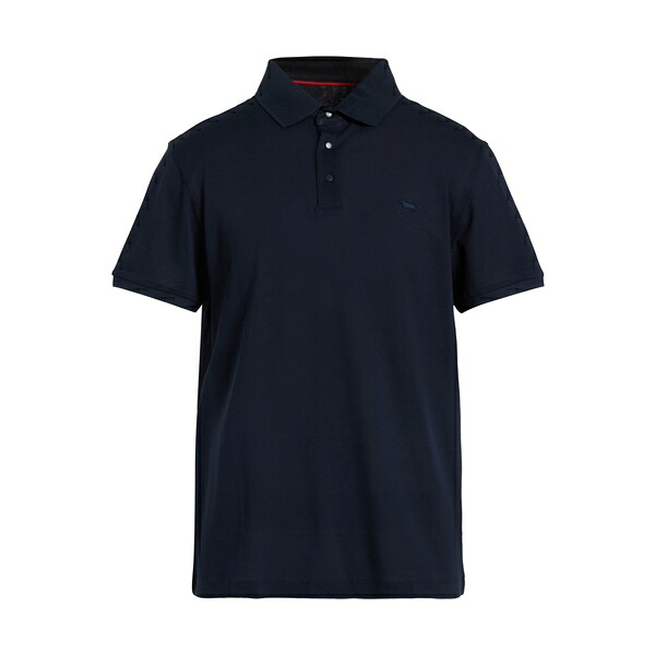 【送料無料】 ハーモント & ブレイン メンズ Tシャツ トップス Polo shirts Blue