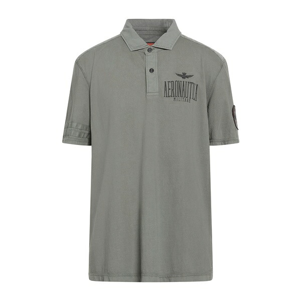 【送料無料】 アエロナウティカ ミリターレ メンズ Tシャツ トップス Polo shirts Green