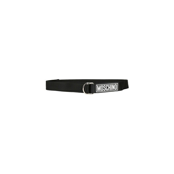 【送料無料】 モスキーノ メンズ ベルト アクセサリー Belts Black