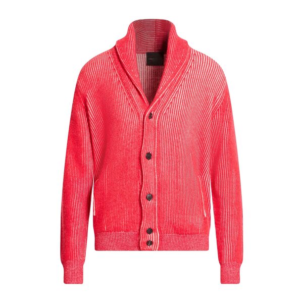【送料無料】 ロベルトコリーナ メンズ カーディガン アウター Cardigans Red