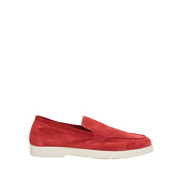 【送料無料】 ムーレー メンズ スリッポン・ローファー シューズ Loafers Red|asty