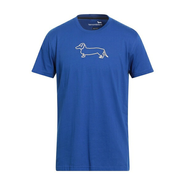 【送料無料】 ハーモント & ブレイン メンズ Tシャツ トップス T-shirts Blue｜asty