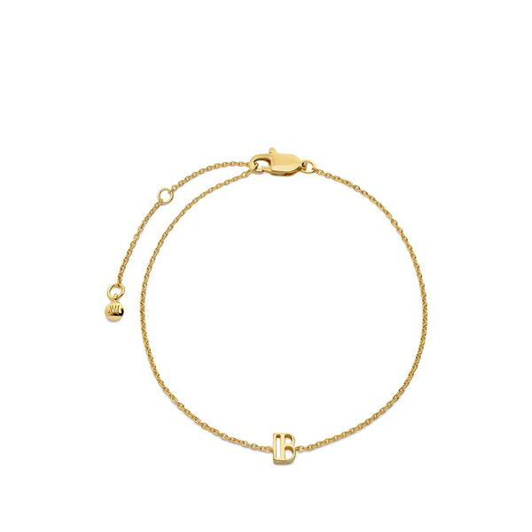モニカヴィナダー レディース ブレスレット・バングル・アンクレット アクセサリー Initial b chain bracelet Gold｜asty