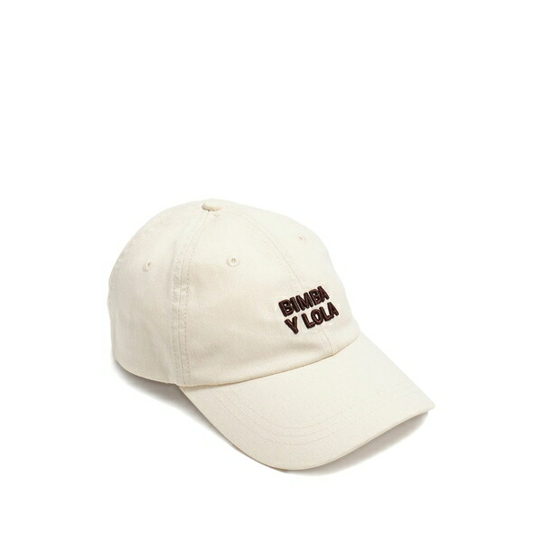 ビンバ イ ローラ レディース 帽子 アクセサリー Embroidered-logo cap White｜asty