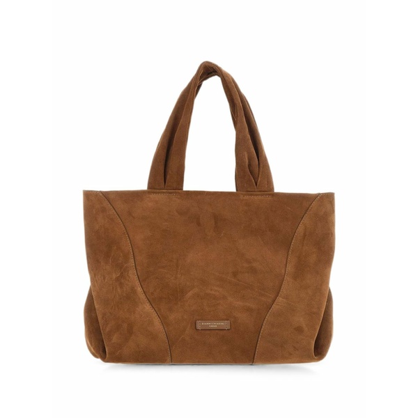 ジャンニ・キアリーニ レディース ショルダーバッグ バッグ Suria suede shoulder bag Brown｜asty
